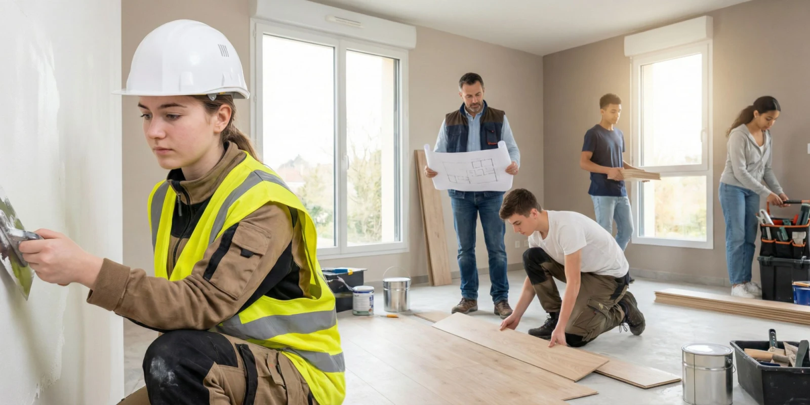 Aménagement et Finition du Bâtiment : Après le diplôme