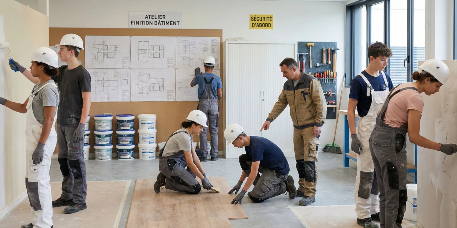 Quotidien en Bac Pro AFB : Cours, Ateliers et Vie au Lycée dans le Bâtiment